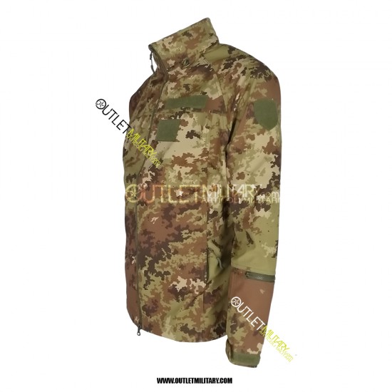 Thermal italian camouflage jacket
