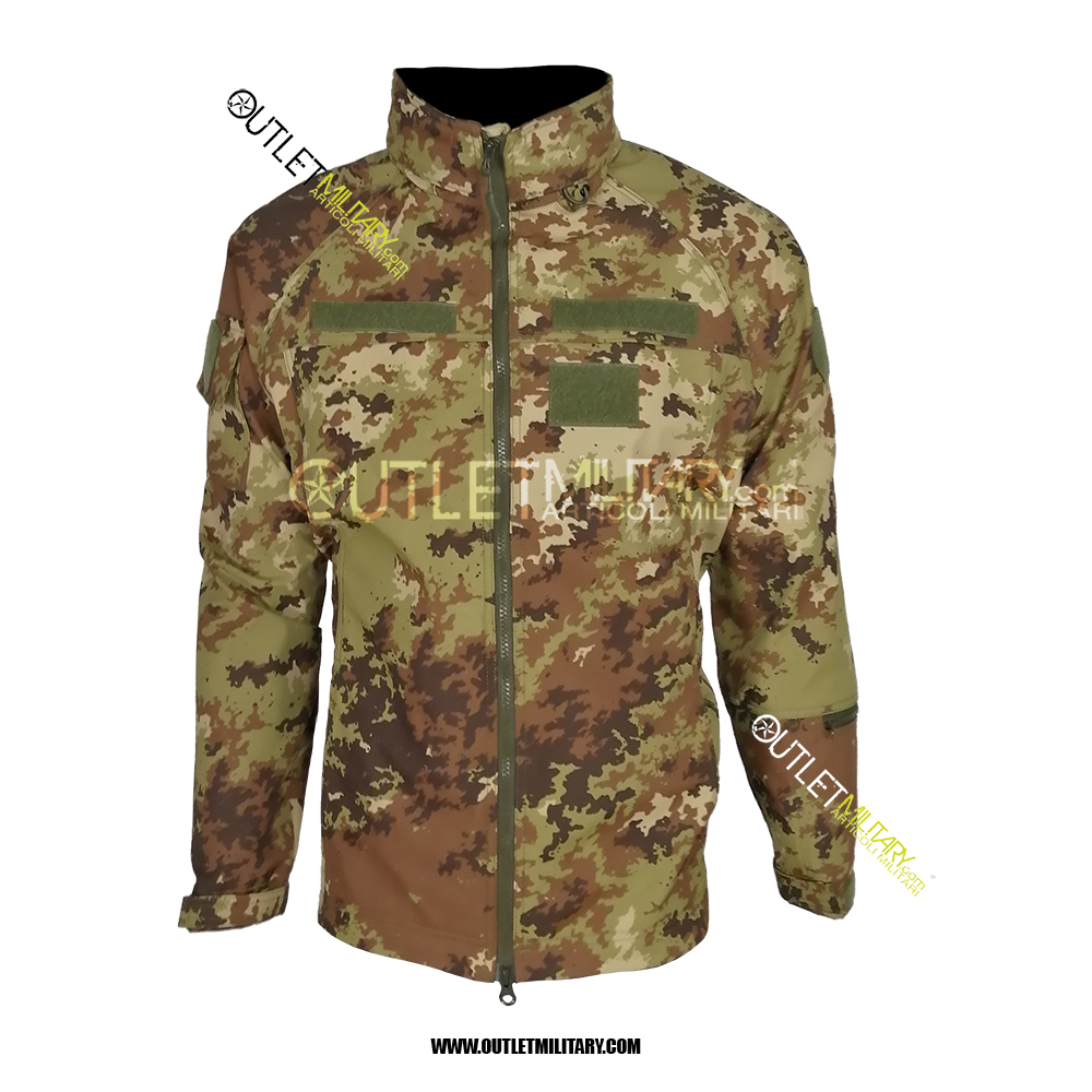 DAniello Uomo Abbigliamento Cappotti e giubbotti Giacche Giacche militari Giacca in nylon a stampa camouflage 