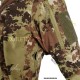 Parka italian camouflage with fleece liner