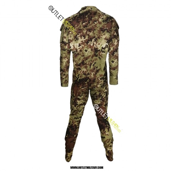 Italian camouflage BDU cotton ripstop with polyfilo