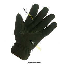 Fleece gloves army green