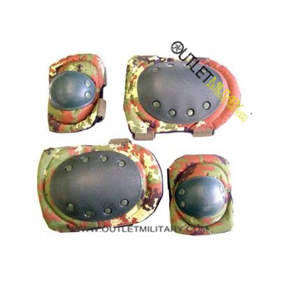 SET KNEE/ELBOW PADS CAMOUFLAGE