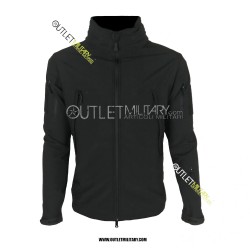 SUMMIT Black Thermal Soft Shell Jacket with Hood
