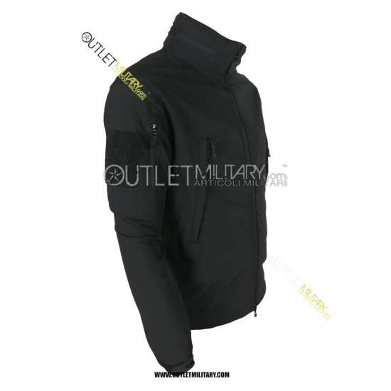 SUMMIT Black Thermal Soft Shell Jacket with Hood