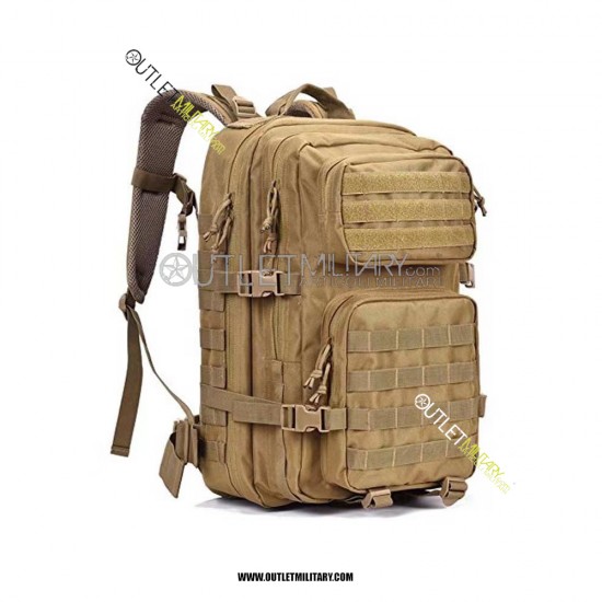 Medium Tactical Military Backpack with MOLLE system 50 Liters Coyote TAN