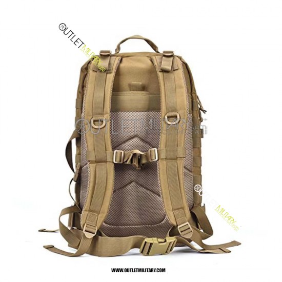 Medium Tactical Military Backpack with MOLLE system 50 Liters Coyote TAN