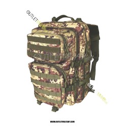 Medium Tactical Military Backpack with MOLLE system 50 Liters Vegetato