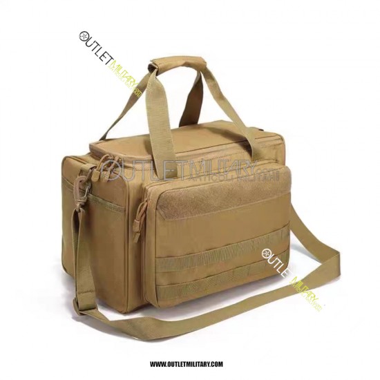 Tactical Gun Range Bag Deluxe Pistol Shooting Range Duffle Bags w