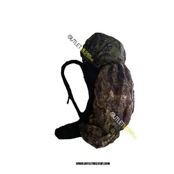Alpine backpack cover up to 130 liters in vegetated nylon