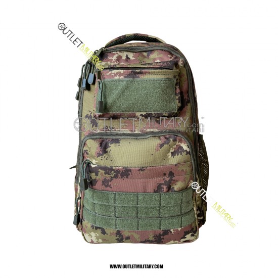 Xsmall Tactical Backpack with Molle 25 Liters Vegetato