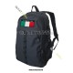Zaino Tattico Xsmall con Molle 20 Litri Nero + patch velcro Bandiera Italia