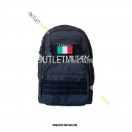 Xsmall Tactical Backpack with Molle 25 Liters Black + Italian Flag velcro patch