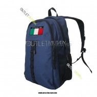 Zaino Tattico Xsmall con Molle 20 Litri Blu Navy + patch velcro Bandiera Italia