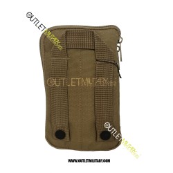 Little bag with multi-purpose system M.O.L.L.E. military coyote