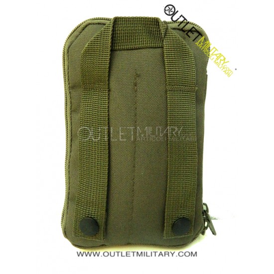 Little bag with multi-purpose system M.O.L.L.E. military green