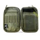 Little bag with multi-purpose system M.O.L.L.E. military green